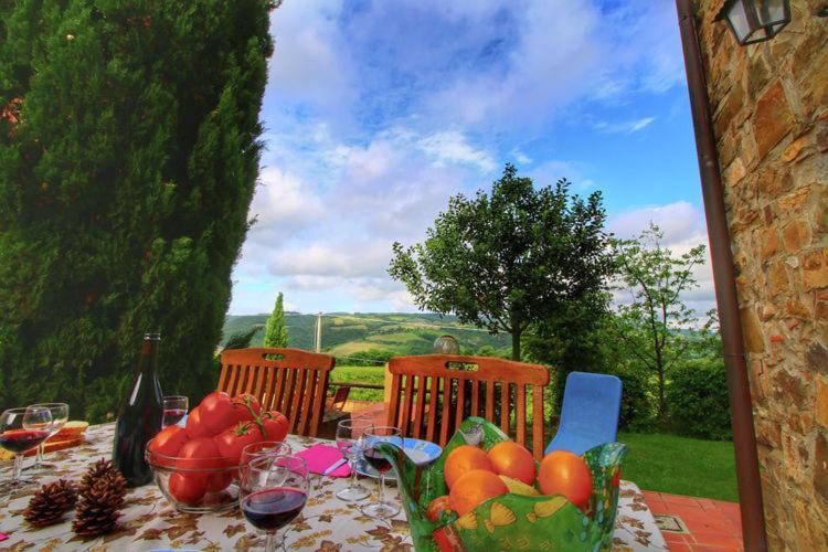 Podere Il Tigliolo Castiglione dʼOrcia Buitenkant foto